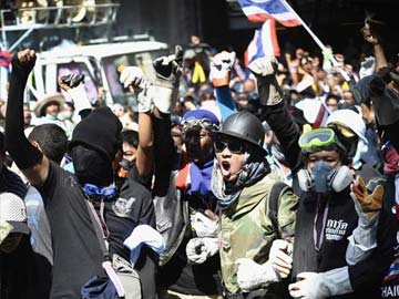 Thai protesters end rally at police headquarters but say fight will go on