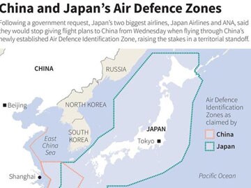 South Korea declares expanded air defence zone in disputed area