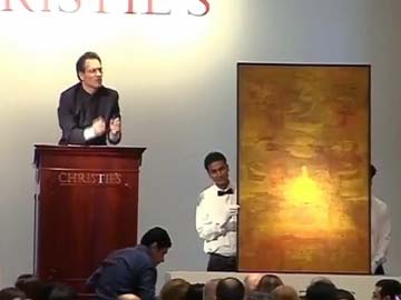 VS Gaitonde artwork sets world record at Christie's debut India auction