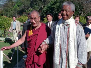 Dalai Lama says he will miss 'dear friend' Nelson Mandela 