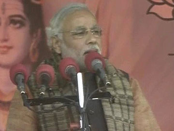 Voters, not political parties will fight 2014 polls: Narendra Modi in Varanasi