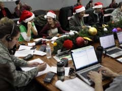 Michelle Obama tracks Santa's sleigh over Africa