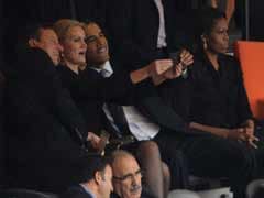 Barack Obama, David Cameron 'selfie' at Nelson Mandela memorial creates online stir