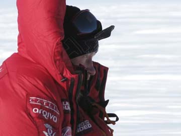 Britain's Prince Harry reaches South Pole