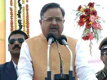 Raman Singh sworn-in as Chhattisgarh Chief Minister