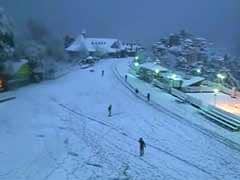 Shimla, Manali receive season's first snowfall