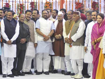 Madhya Pradesh Chief Minister Shivraj Singh Chouhan inducts 23 ministers