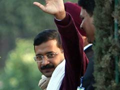 Delhi chief minister Arvind Kejriwal is star attraction at President's At Home