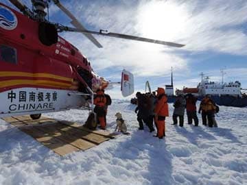 Chinese ship used in Antarctic rescue stuck in ice