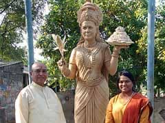 A 'Goddess Sonia' temple: Congress legislator's thank-you for Telangana decision