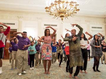 Michelle Obama's Bollywood dance among top White House photos