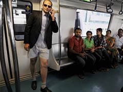 Legs bared for annual 'No Pants' commute