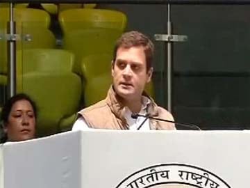 Rahul Gandhi necessary to fight Narendra Modi: Congress workers at AICC meet