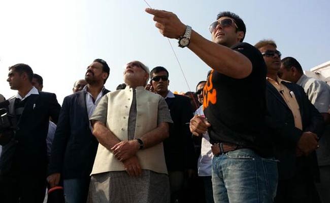 Salman Khan flies kites with Narendra Modi, praises him, but no clear endorsement