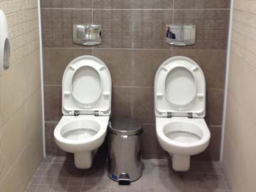 Twin toilets photo at Sochi Olympics goes viral 