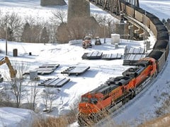 Freight train derails in Canada, homes evacuated