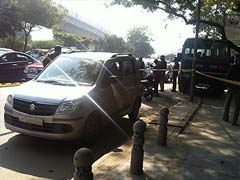 Honda City reportedly carrying 7 crores robbed in South Delhi