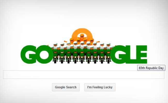 Google doodle celebrates India's 65th Republic Day