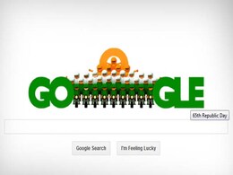 Google doodle celebrates India's 65th Republic Day Google doodle celebrates India's 65th Republic Day