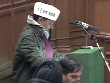 Chief Minister Arvind Kejriwal, newly elected MLAs take oath in assembly