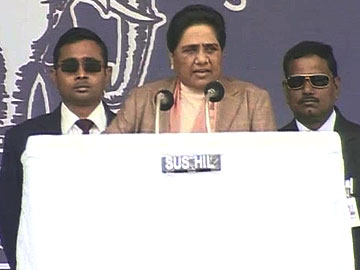 Mayawati's pitch at birthday rally, rules out alliances for Lok Sabha polls