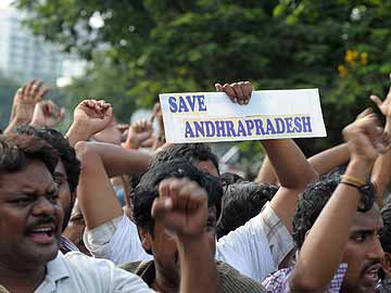 Andhra Pradesh Assembly session adjourned amid protests against bifurcation