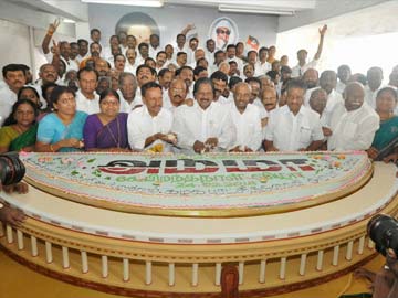 As birthday cake, Jayalalithaa gets Parliament on a platter, literally
