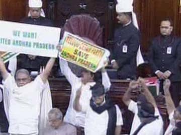 Telangana protest: one MP pulls a knife, another, a pepper spray in Parliament