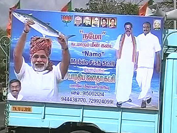 After 'chai', now a NaMo fish stall in Chennai