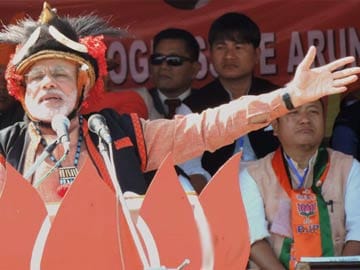 Forget about your 'expansion' plans, Narendra Modi tells China in a rally in Arunachal Pradesh