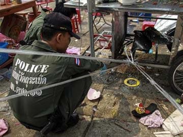 Blood on the streets as bomb kills child, wounds 24 in Bangkok