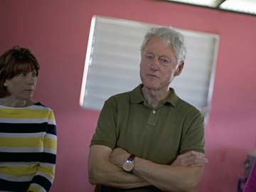 Former US President Bill Clinton in Haiti to visit projects