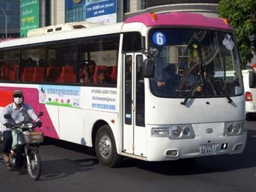 Move over, rickshaw: Cambodia launches public buses