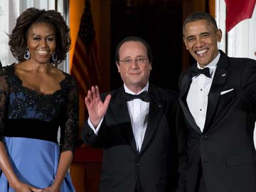 US state dinner for Francois Hollande has French twist 