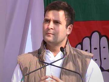 Rahul Gandhi accuses BJP of practicing "politics of blood"