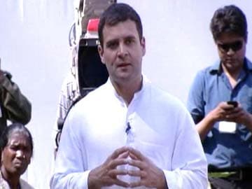 Rahul Gandhi interacts with tribal women in Jharkhand