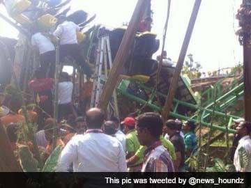 Roller coaster ride crashes at theme park near Mumbai two injured