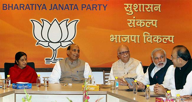 A day of decisions for BJP, but no announcement on Narendra Modi today