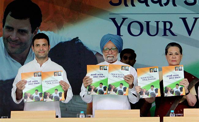 Don't go by opinion polls, says Sonia Gandhi as Congress releases manifesto