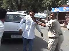 Violence at Congress' Lucknow office by mob led by disgruntled ticket-seeker