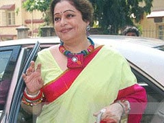 Protest against candidature of Kirron Kher from Chandigarh