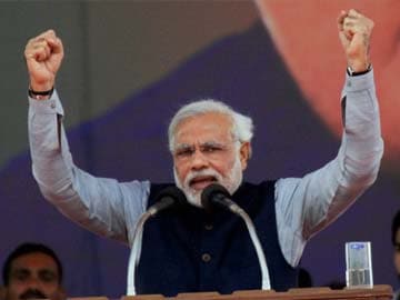 150 riots in UP in one year, none in Gujarat in last 10 years: Narendra Modi in Lucknow