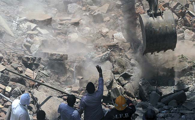 Mumbai building collapse: 6 dead, several feared trapped under debris
