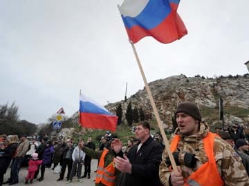 Wave of pro-Russia sentiment hits Crimea capital