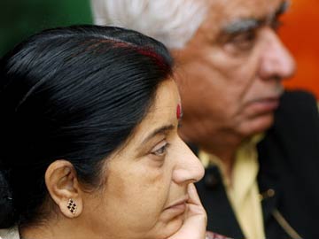 No mention of Narendra Modi in Sushma Swaraj's pep talk for BJP workers