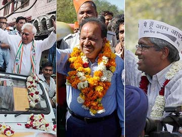 Delhi: 1.2 crore voters to decide between BJP, Congress and AAP