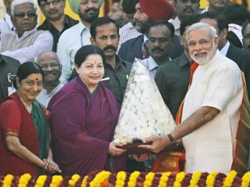 Considered close, Narendra Modi and Jayalalithaa target each other