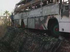 Six killed as bus catches fire in Karnataka