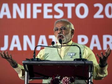 BJP's 'Modi-festo' headlines economy, downplays Ram Mandir