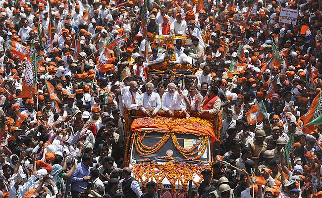 Complaints about Narendra Modi's Varanasi road-show are sour grapes, says BJP